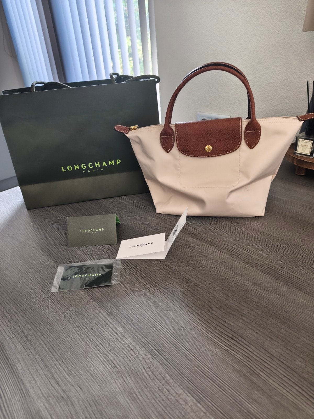 longchamp tas maat M, Ophalen of Verzenden, Nieuw, Beige, Handtas