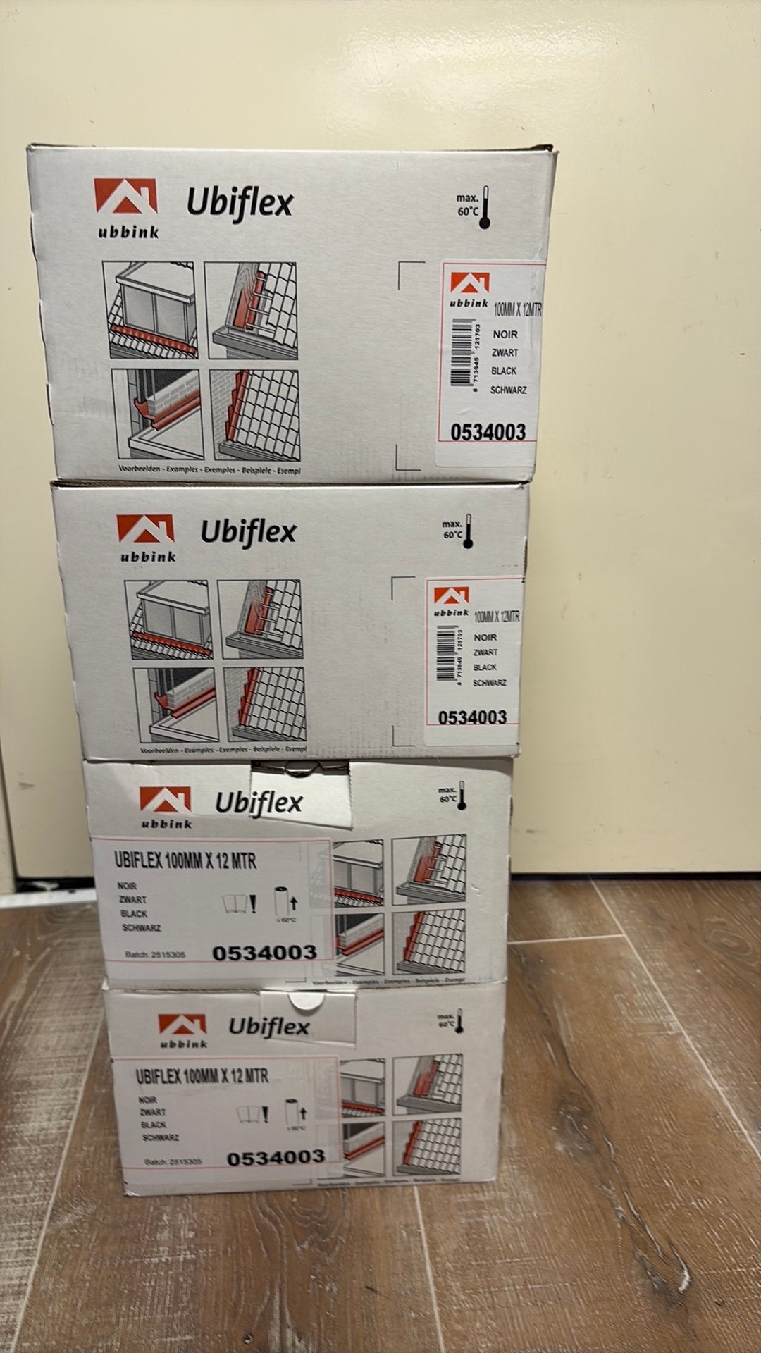Ubiflex loodvervanger 100mm x 12m zwart, Doe-het-zelf en Verbouw, Dakpannen en Dakbedekking, Ophalen, Overige materialen, Zwart