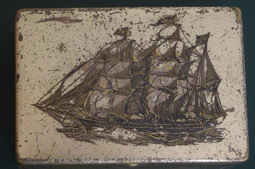 Rotterdamsche LLoyd blikje, Verzamelen, Ophalen of Verzenden, Gebruikt, Motorboot, Gebruiksvoorwerp