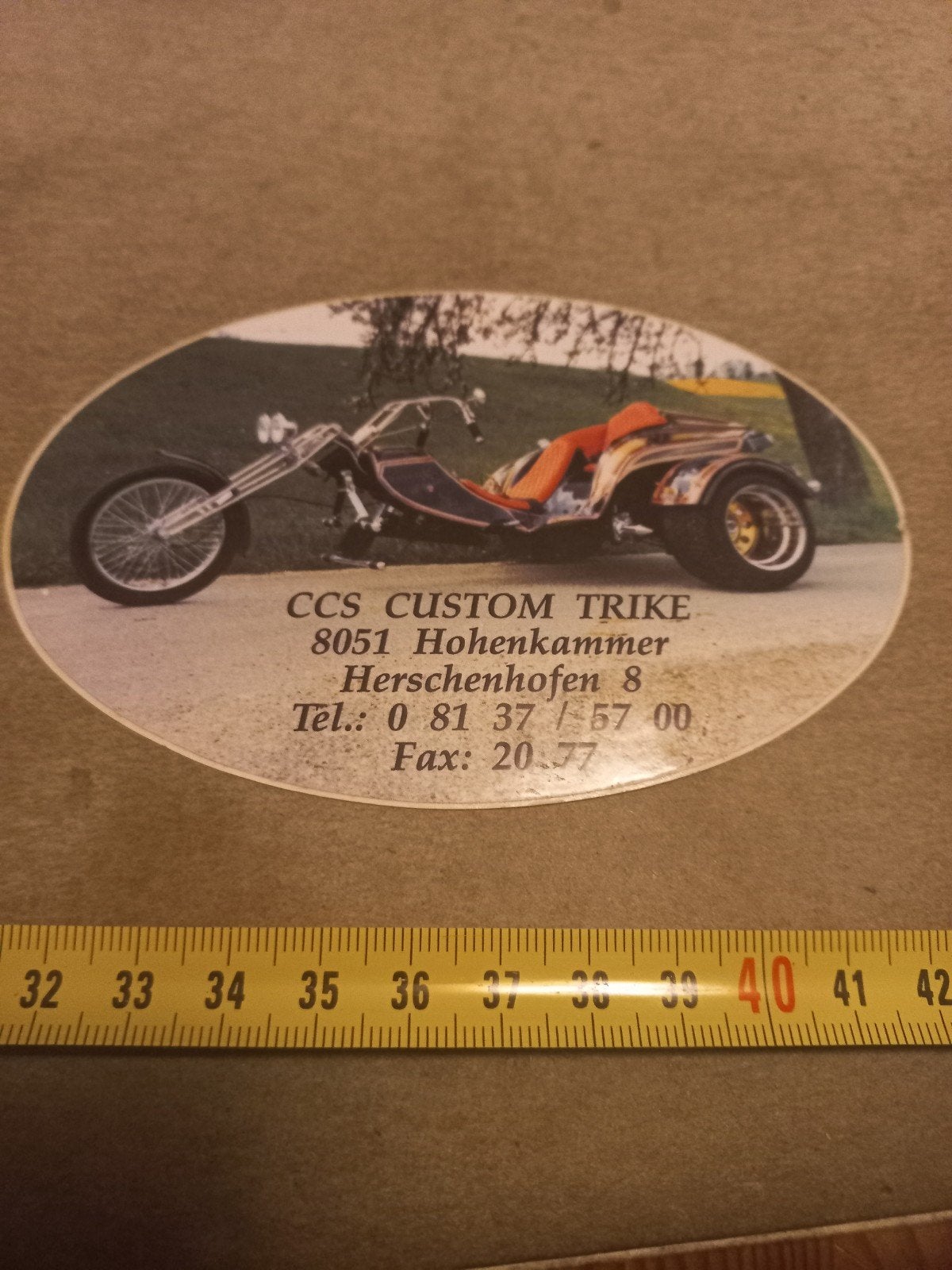 ccs costum trike, Ophalen of Verzenden