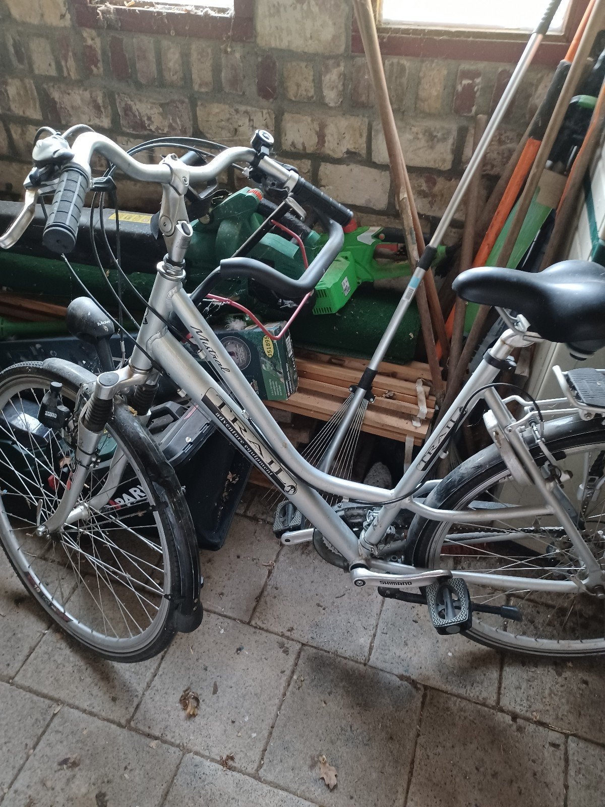 Gebruikte Trail fiets met lage instap en versnellingen, Gebruikt, Velgrem, Versnellingen, 50 tot 53 cm