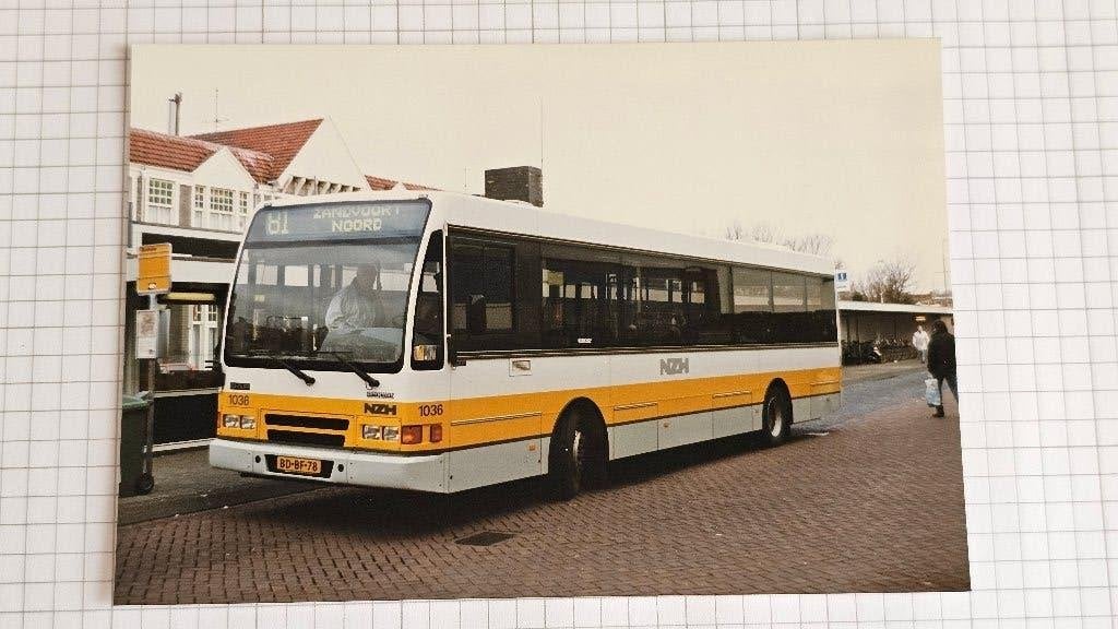 Foto BUS NZH Haarlem 1036, Verzenden, Gebruikt, Bus of Metro, Overige typen