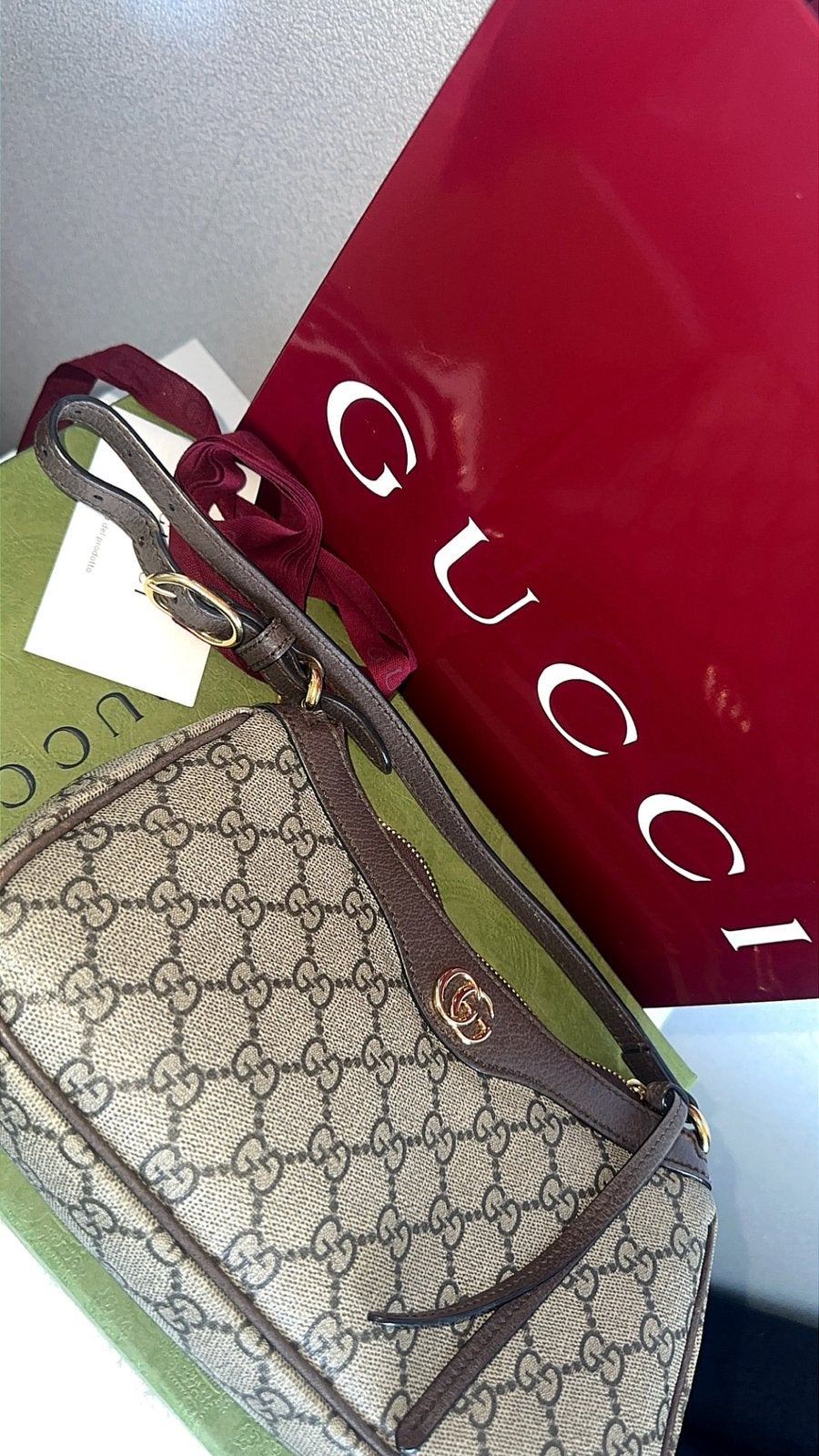 Gucci Ophidia origineel, Sieraden, Tassen en Uiterlijk, Tassen | Damestassen, Ophalen of Verzenden, Zo goed als nieuw, Zwart, Handtas