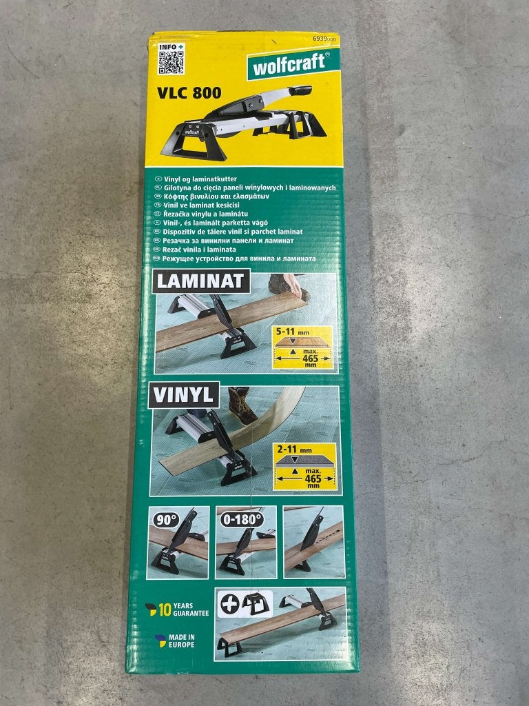 Wolfcraft VLC 800 Laminaatsnijder - 661 x 211 x 197mm, Niet ingevuld, Overige merken, Overige typen, Niet ingevuld