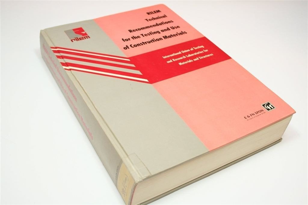 RILEM Technical Recommendations — Bouwmaterialen Testen 1994, Ophalen of Verzenden, Gelezen