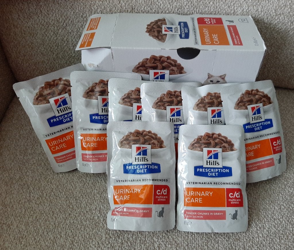 Hill's Urinary Care natvoer zakjes kat 8 x 85 gram, Dieren en Toebehoren, Dierenvoeding, Ophalen, Kat