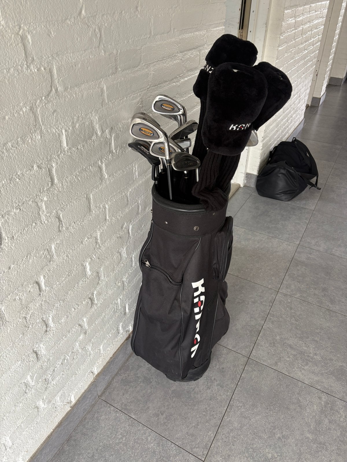 Complete golfset met tas en accessoires, Ophalen, Gebruikt, Set, Overige merken