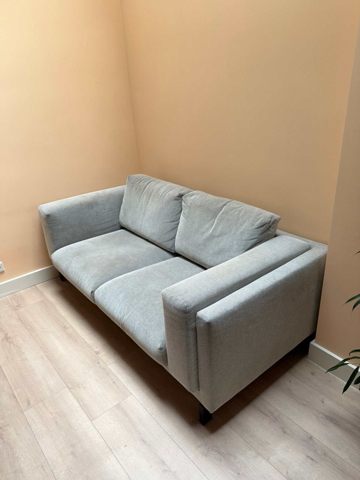 Ikea nockeby 2-zitsbank, Huis en Inrichting, Banken | Sofa's en Chaises Longues, Ophalen, Gebruikt, Tweepersoons, 75 tot 100 cm