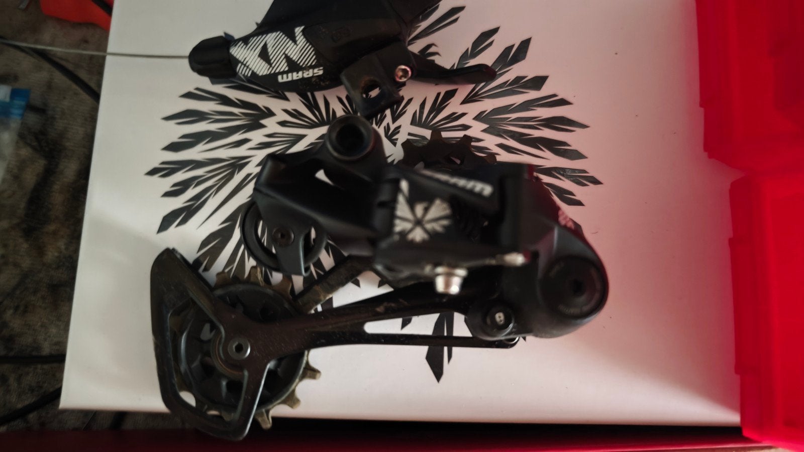 SRAM NX Derailleur en Shifter, Fietsen en Brommers, Fietsonderdelen, Ophalen of Verzenden, Gebruikt, Mountainbike, SRAM