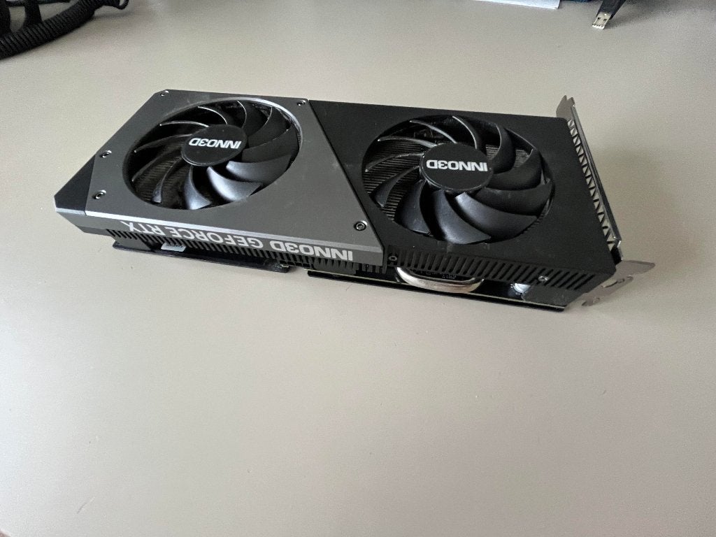inno3d geforce rtx 4060 twin x2 oc gpu, Computers en Software, Videokaarten, Gebruikt, GDDR6, PCI-Express 4, Ophalen of Verzenden