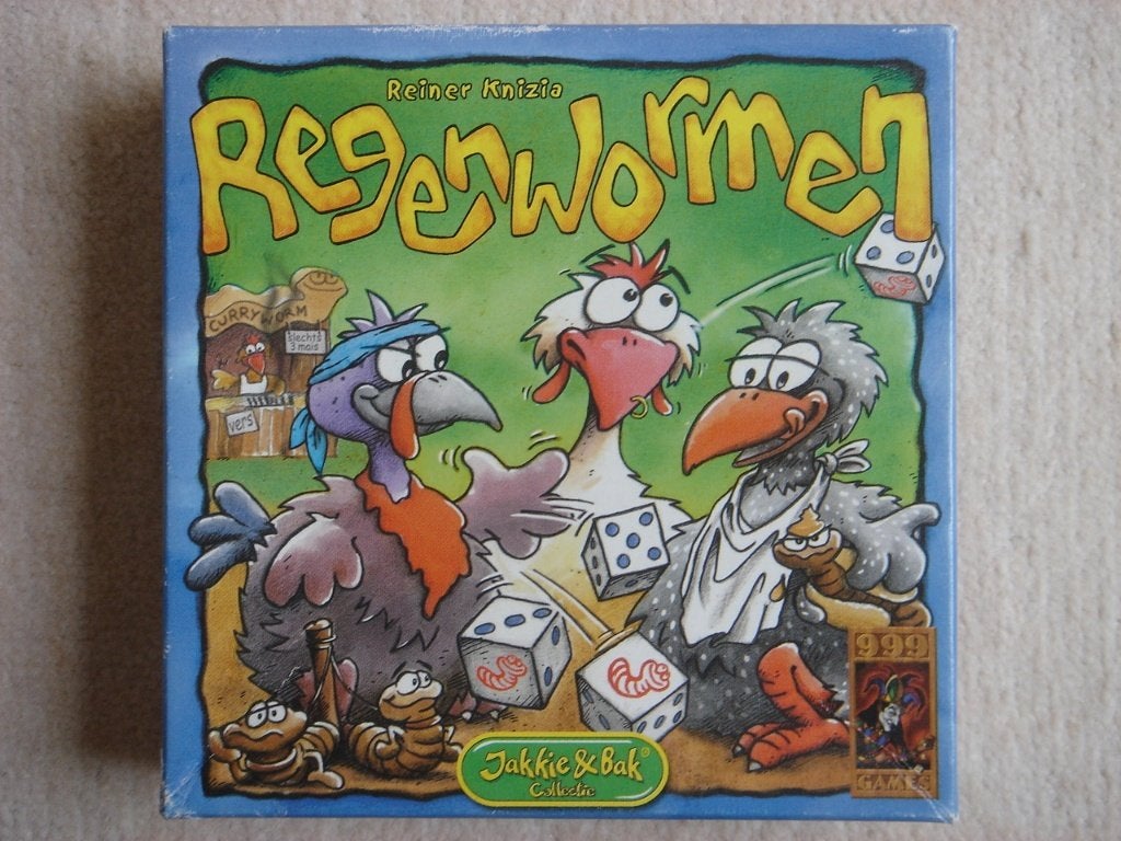 LEUK: Regenwormen, Gebruikt, Ophalen of Verzenden, Vijf spelers of meer, 999 Games