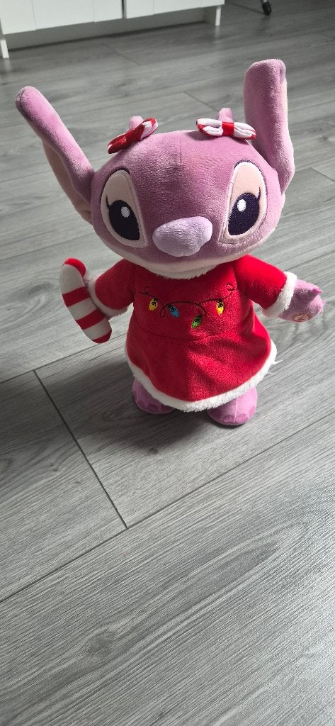Angel & Stitch knuffel met geluid, Ophalen, Disney, Overige typen, Zo goed als nieuw