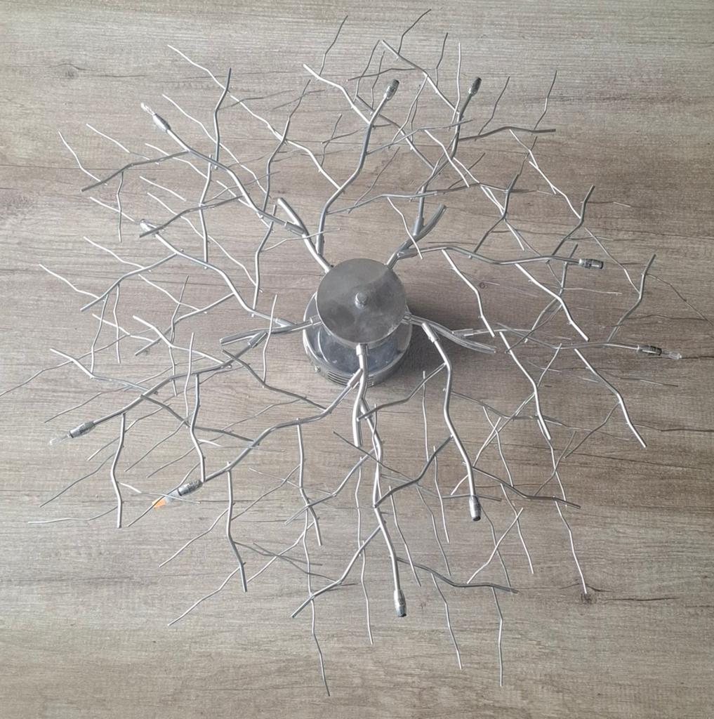 plafondlamp, Huis en Inrichting, Lampen | Hanglampen, Ophalen of Verzenden, Gebruikt, Minder dan 50 cm