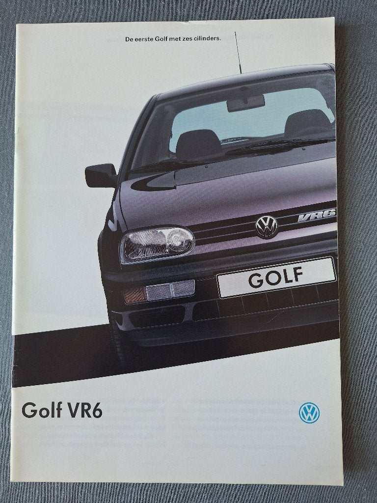 Brochure VW GOLF VR6 - 1994 NL., Verzenden, Zo goed als nieuw, Volkswagen