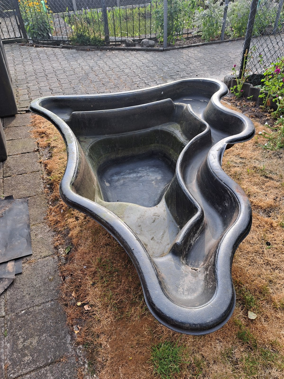 Kunststof vijver / vijverbak 2,10x1,55x0,5 m, Ophalen, Zo goed als nieuw