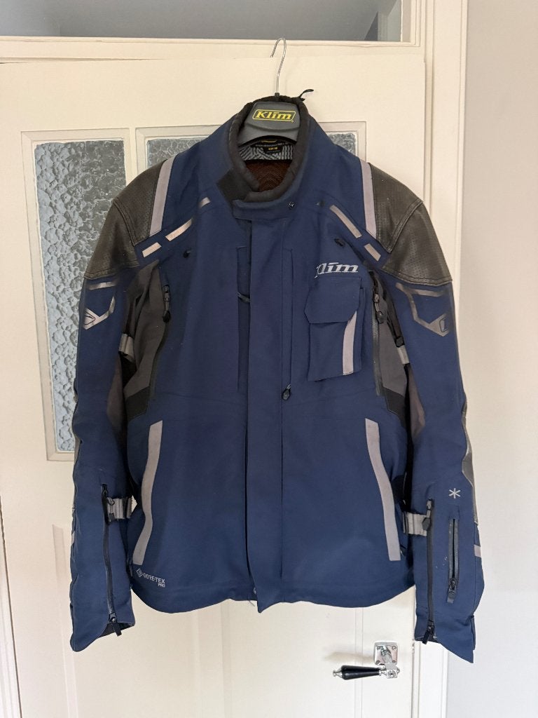 Kodiak Motorpak (Jas + Broek) – Maat 58 – Blauw goede staat!, Motoren, Kleding | Motorkleding, Ophalen of Verzenden, KLIM, Tweedehands