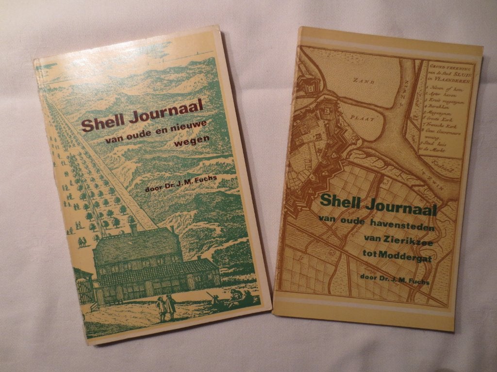 Shell boeken:2 x Shell Journaal-Oude en Nieuwe wegen + Haven, Boeken, Ophalen of Verzenden, Zo goed als nieuw, Overige vervoermiddelen