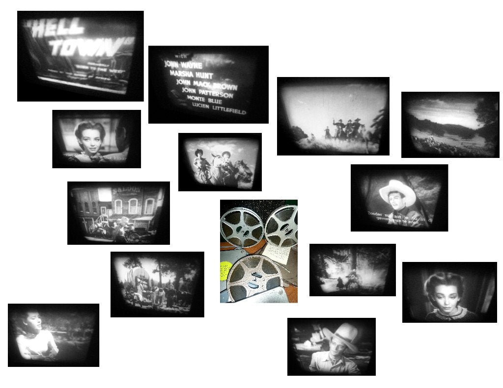 8mm HELL TOWN - Marsha Hunt - John Wayne - 1937 - USA N8, Audio, Tv en Foto, Filmrollen, Ophalen of Verzenden, 8mm film