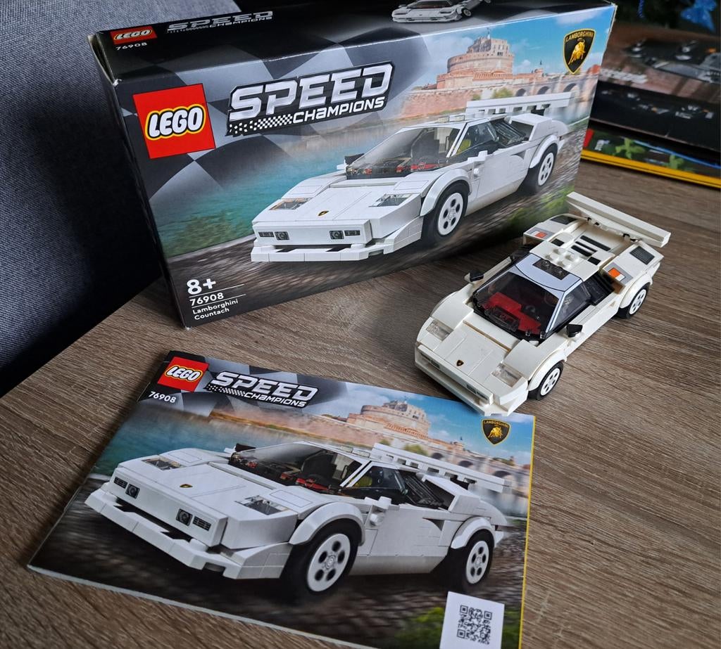 Lego Speed Champions Lamborgini Countach 76908., Kinderen en Baby's, Speelgoed | Duplo en Lego, Compleet, Lego, Zo goed als nieuw