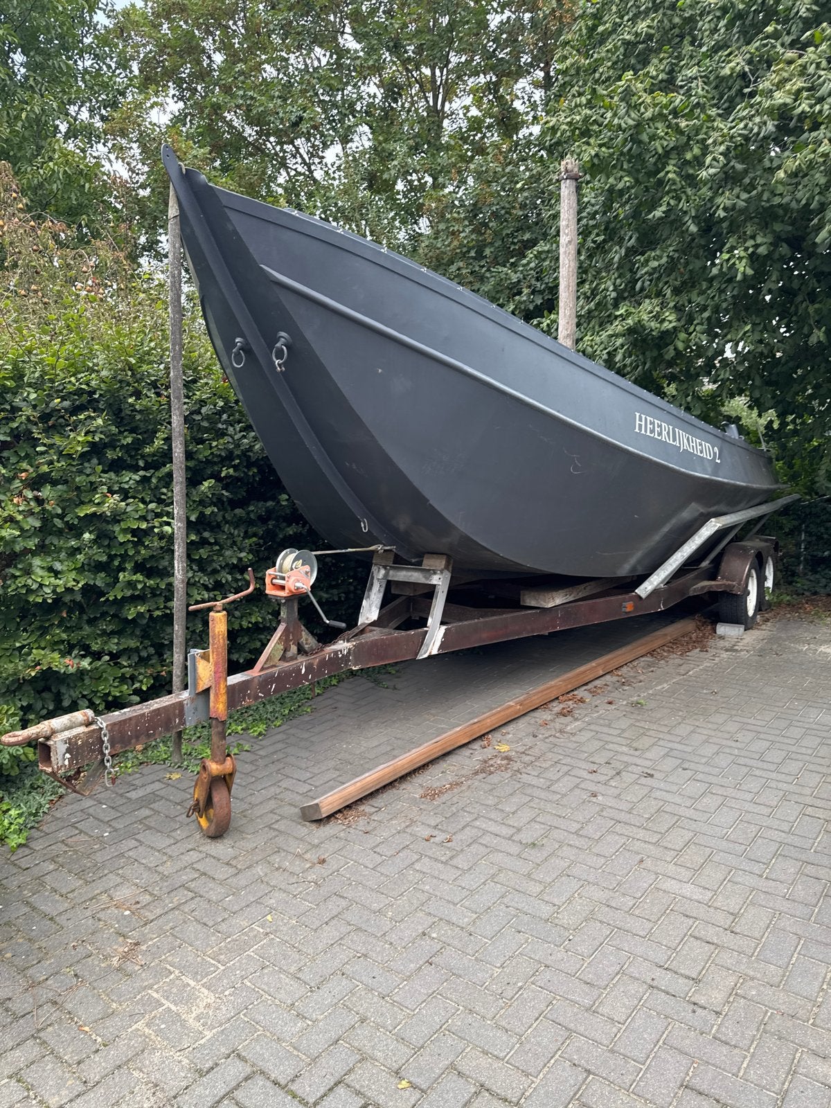 Zalmschouw met motor en trailer (ruil Whaly455R), Watersport en Boten, Ophalen, Overige typen