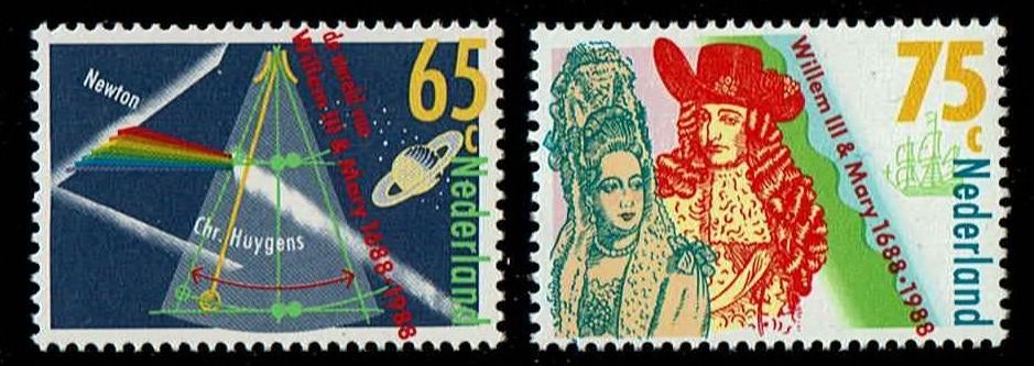 Nederland NVPH 1406-1407 postfris, Postzegels en Munten, Postzegels | Nederland, Verzenden, Na 1940, Postfris