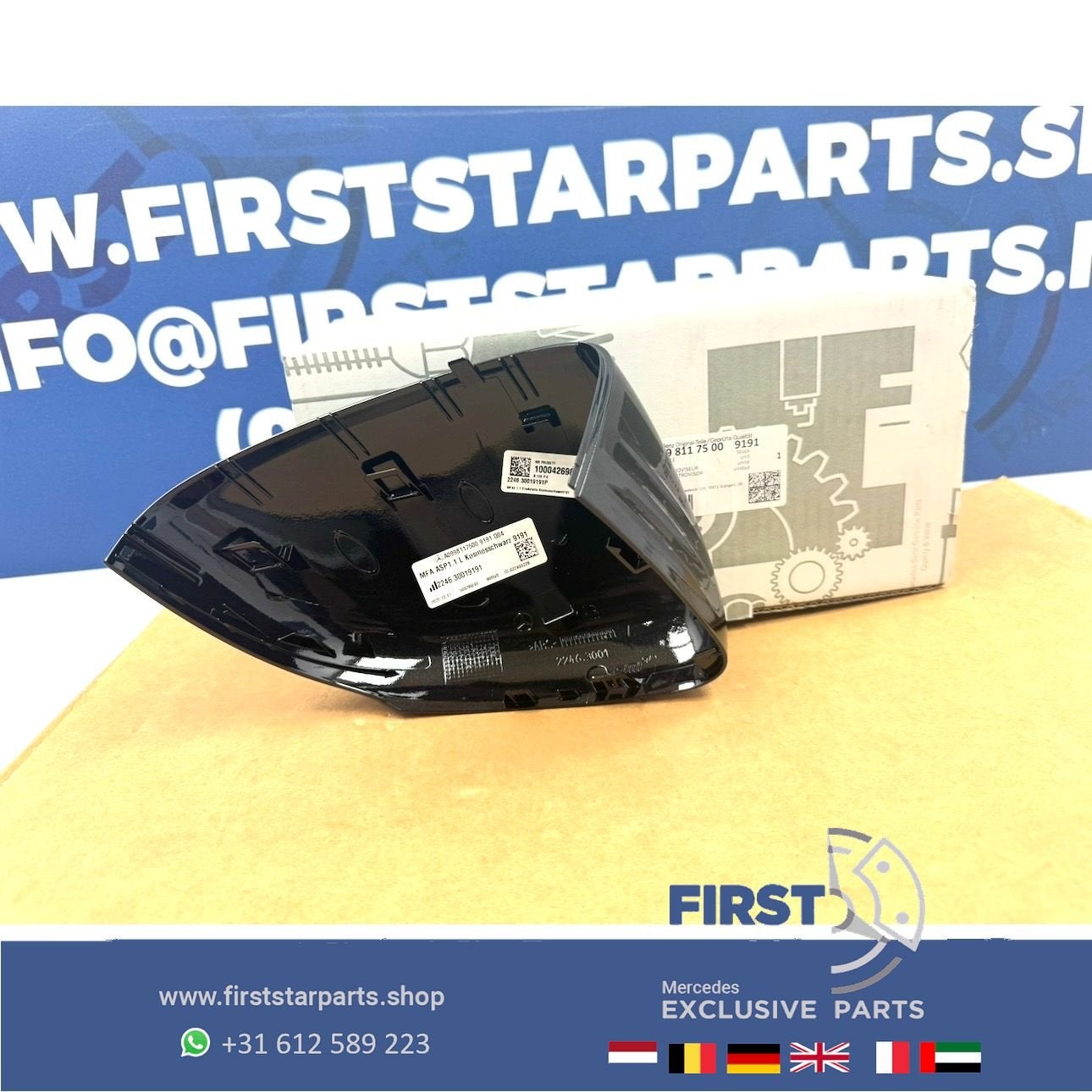 Mercedes spiegelkap W177 W118 H247 X247 W206 W236 W257 W214, Auto-onderdelen, Gebruikt, -, Ophalen of Verzenden, -