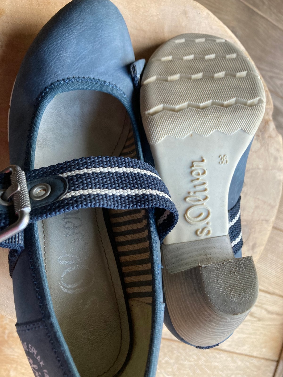 St. Oliver pumps maat 36. Blauw., Kleding | Dames, Ophalen of Verzenden, Zo goed als nieuw, Blauw