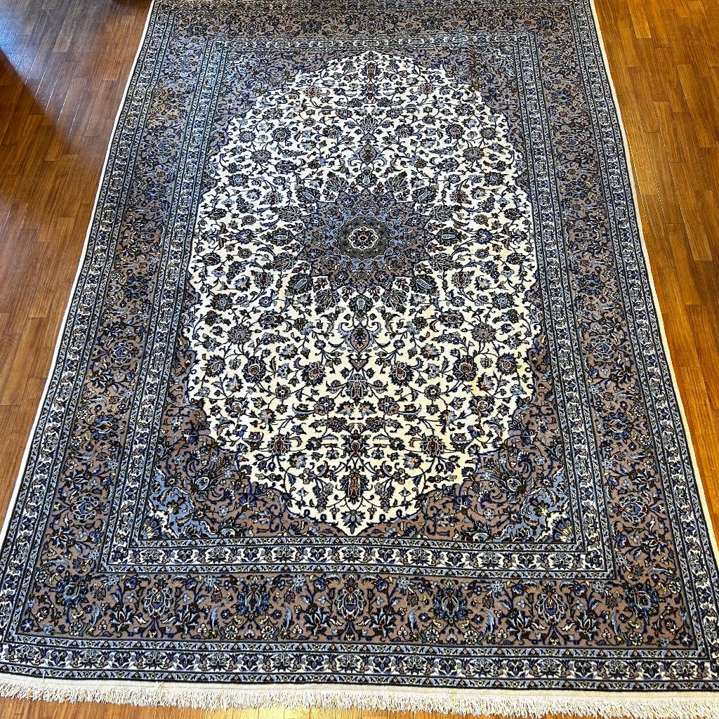 perzisch tapijt kashan – 360 x 250 cm - Gratis bezorgd, Taag 63, 2491 CS, Den Haag (Forepark), Ophalen of Verzenden, Perzisch tapijt - trendy vloerkleed – handgeknoopt