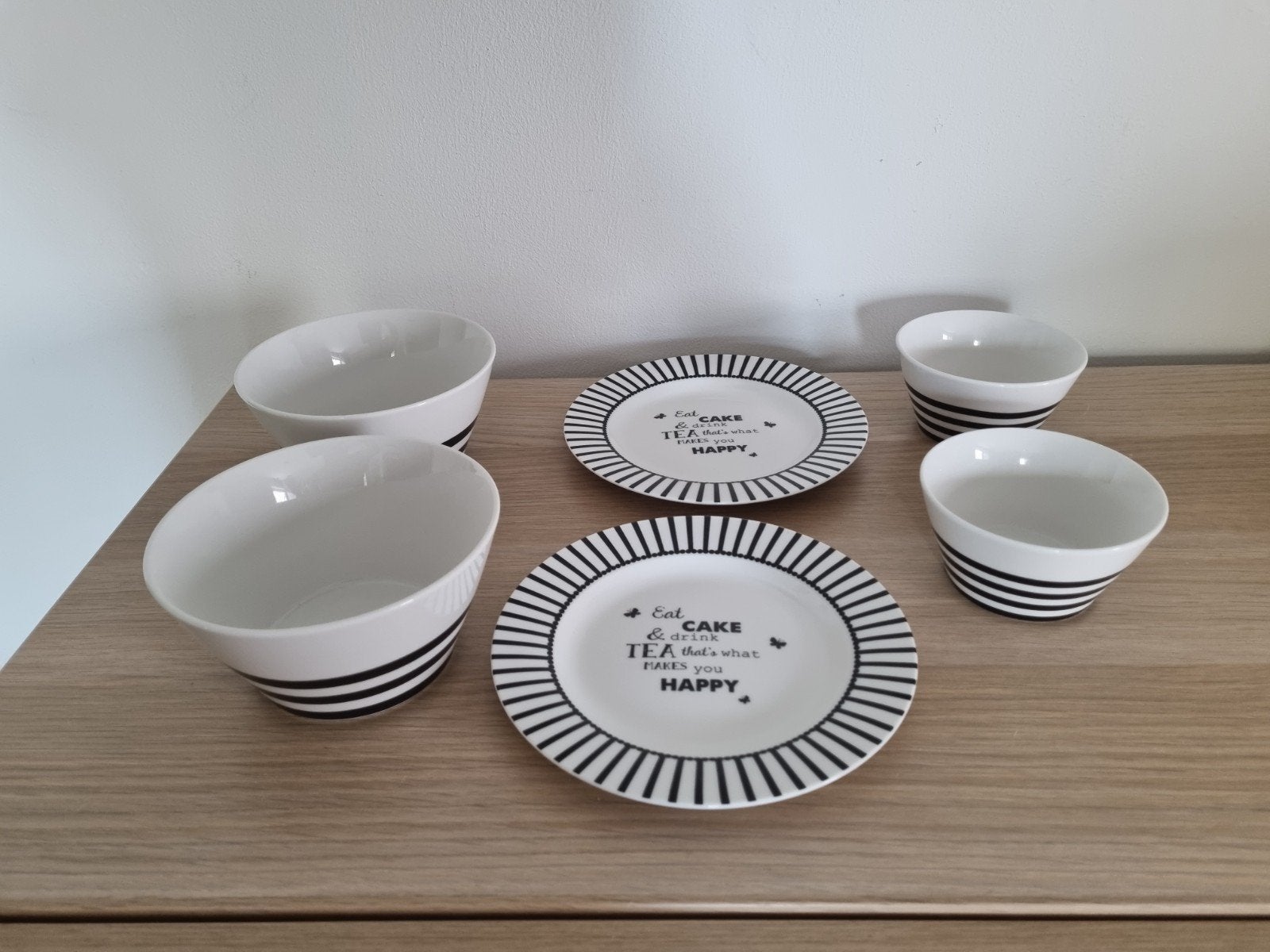 Dutch Rose Amsterdam  kommen gebakschotels, Huis en Inrichting, Keuken | Servies, Ophalen of Verzenden, Zo goed als nieuw, Overige stijlen
