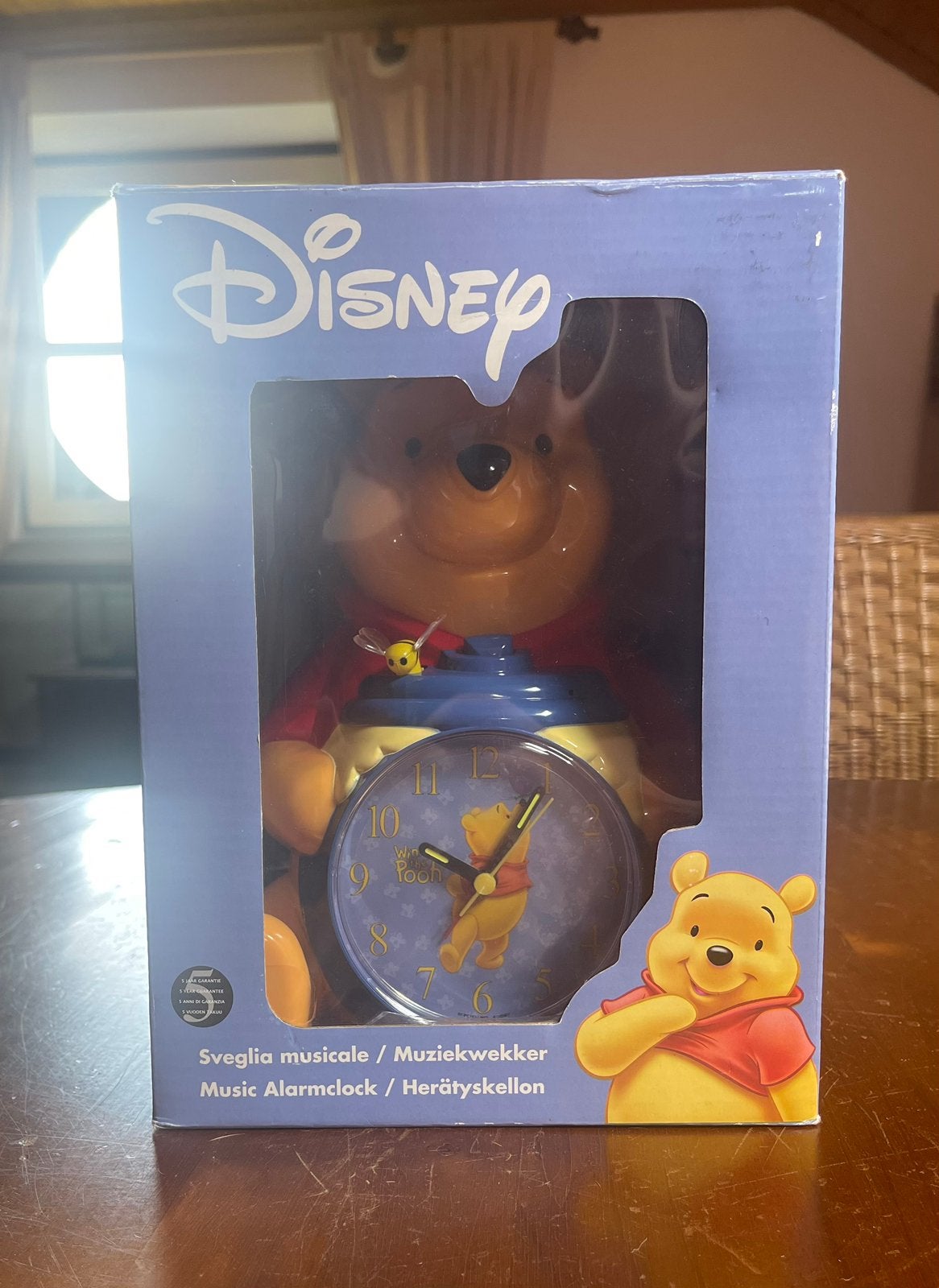 Wekker: Disney Winnie de Poeh Muzikale Wekker, Verzamelen, Ophalen, Winnie de Poeh of vrienden, Nieuw, Beeldje of Figuurtje
