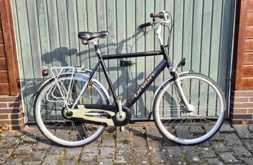 Union Antilope herenfiets 61 cm, Fietsen en Brommers, Fietsen | Heren | Herenfietsen, Ophalen, Gebruikt, Overige merken, Versnellingen