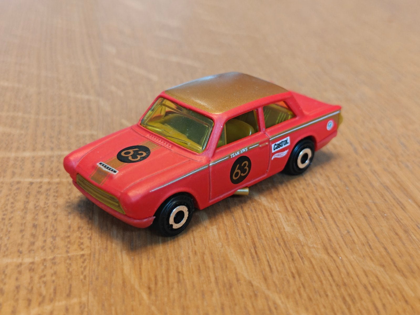 Hot Wheels Lotus Cortina ROOD, Ophalen of Verzenden, Zo goed als nieuw, Auto
