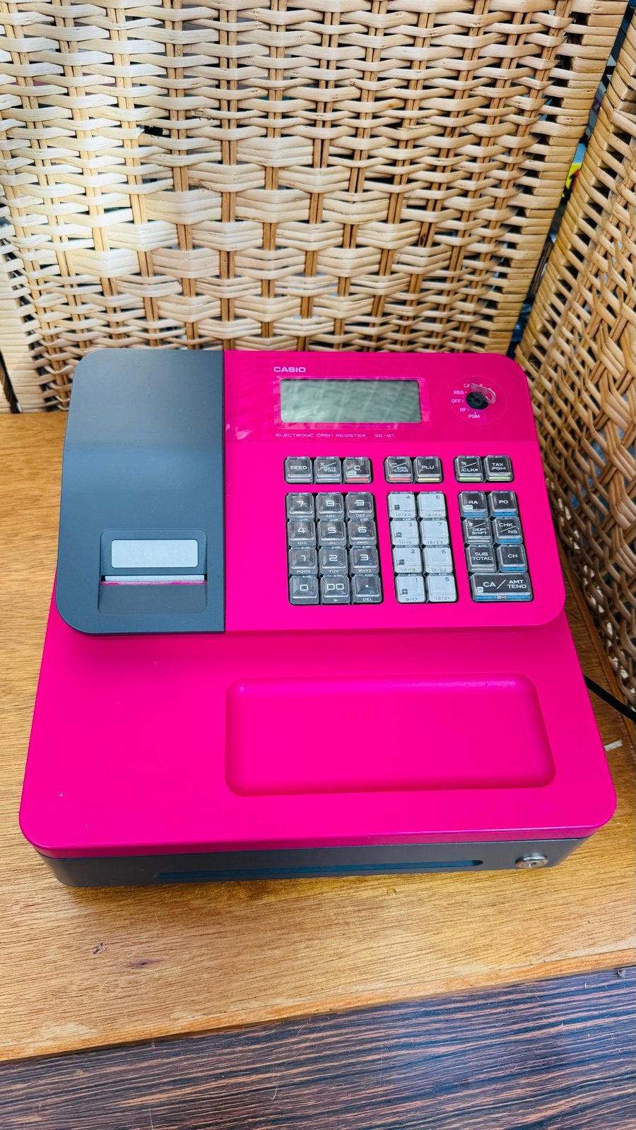 Casio SE-G1 Elektronische Kassa - Roze, Ophalen of Verzenden