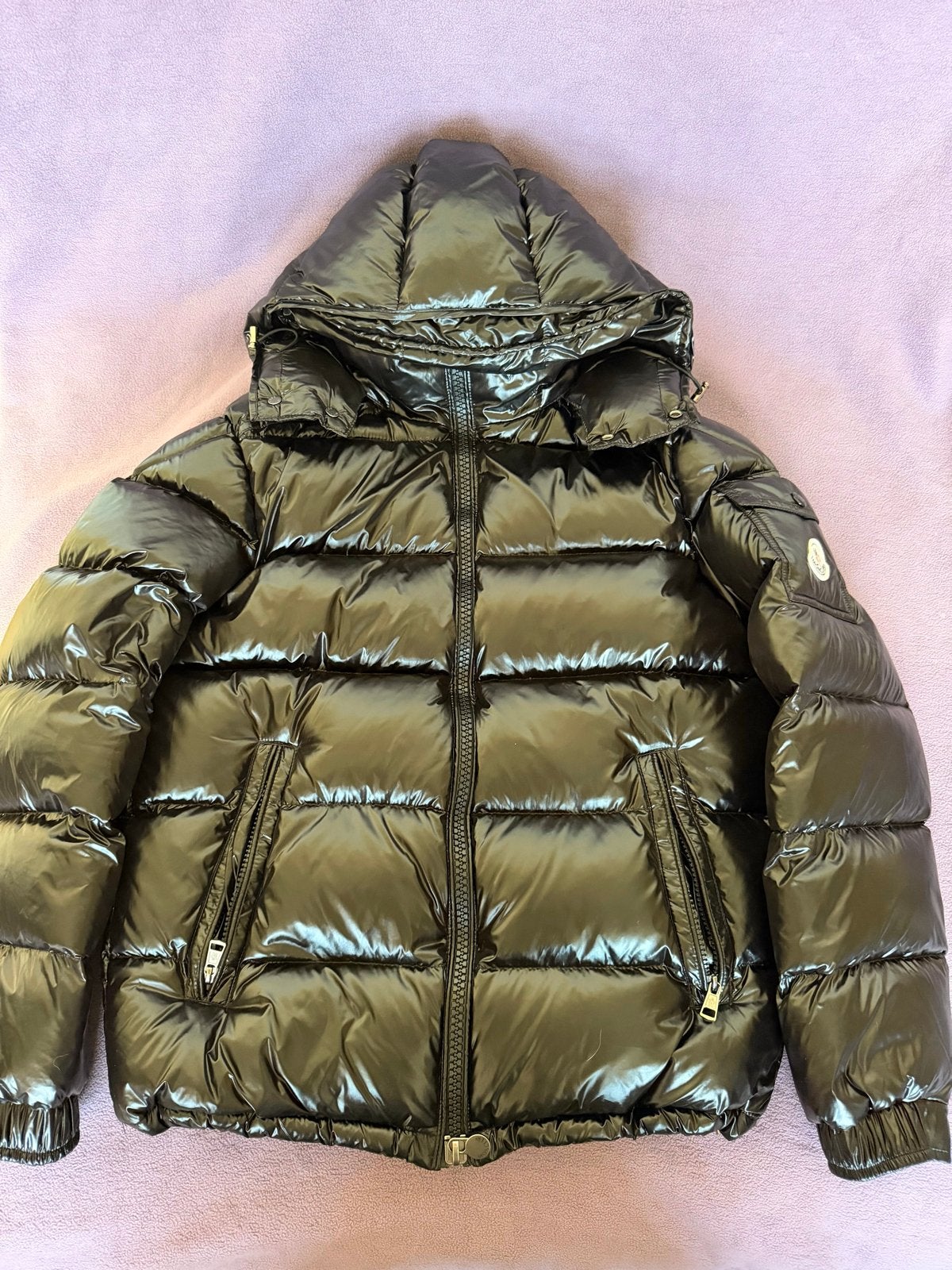Moncler maya jas - Zo goed als nieuw, Ophalen of Verzenden, Zo goed als nieuw, Maat 38/40 (M), Zwart