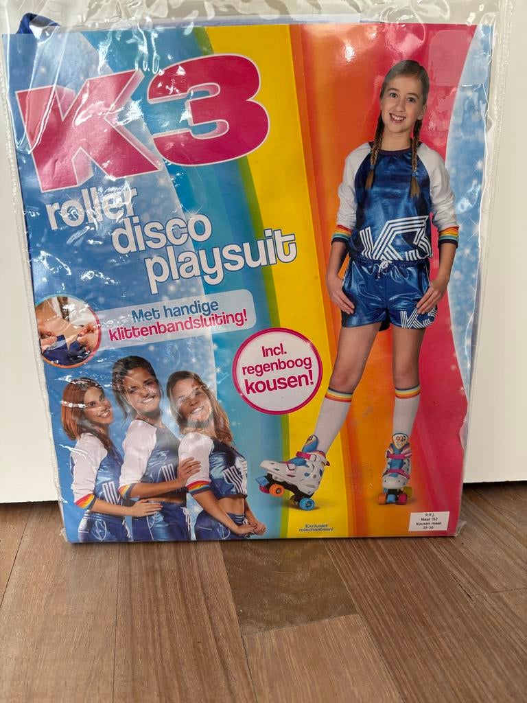 K3 rolschaatspak / roller disco playsuit, Ophalen of Verzenden, Nieuw, 146 t/m 152, Meisje