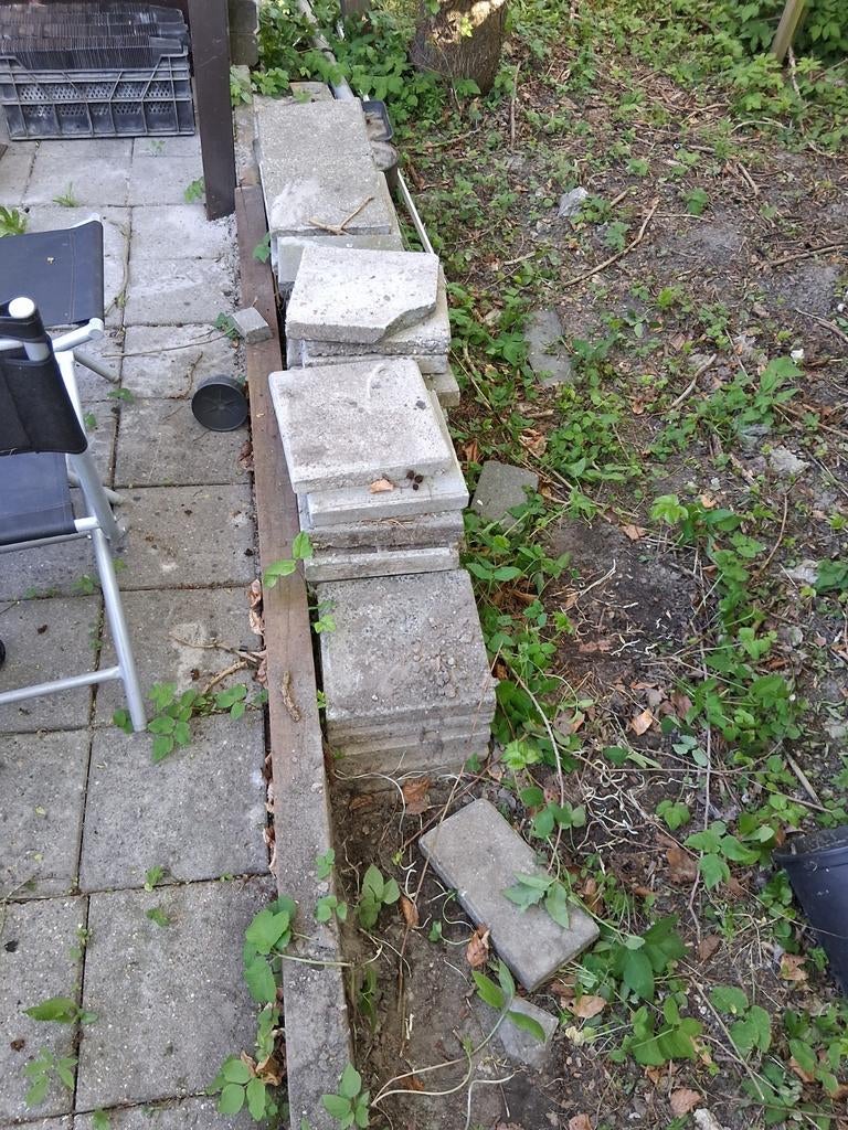 Gebruikte terrastegels en klinkers, Tuin en Terras, Gebruikt, Klinkers, Ophalen of Verzenden, Minder dan 5 m²