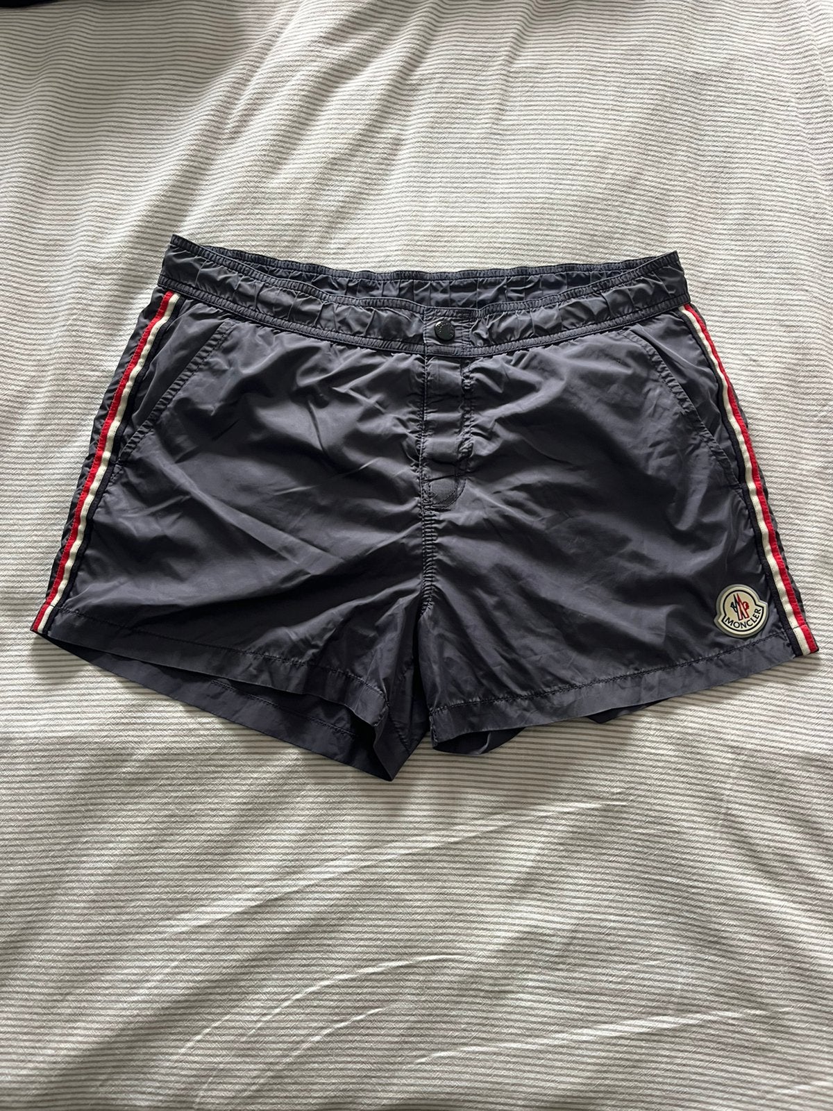 Originele Moncler zwembroek maat: M, Ophalen of Verzenden, Maat 48/50 (M), Blauw