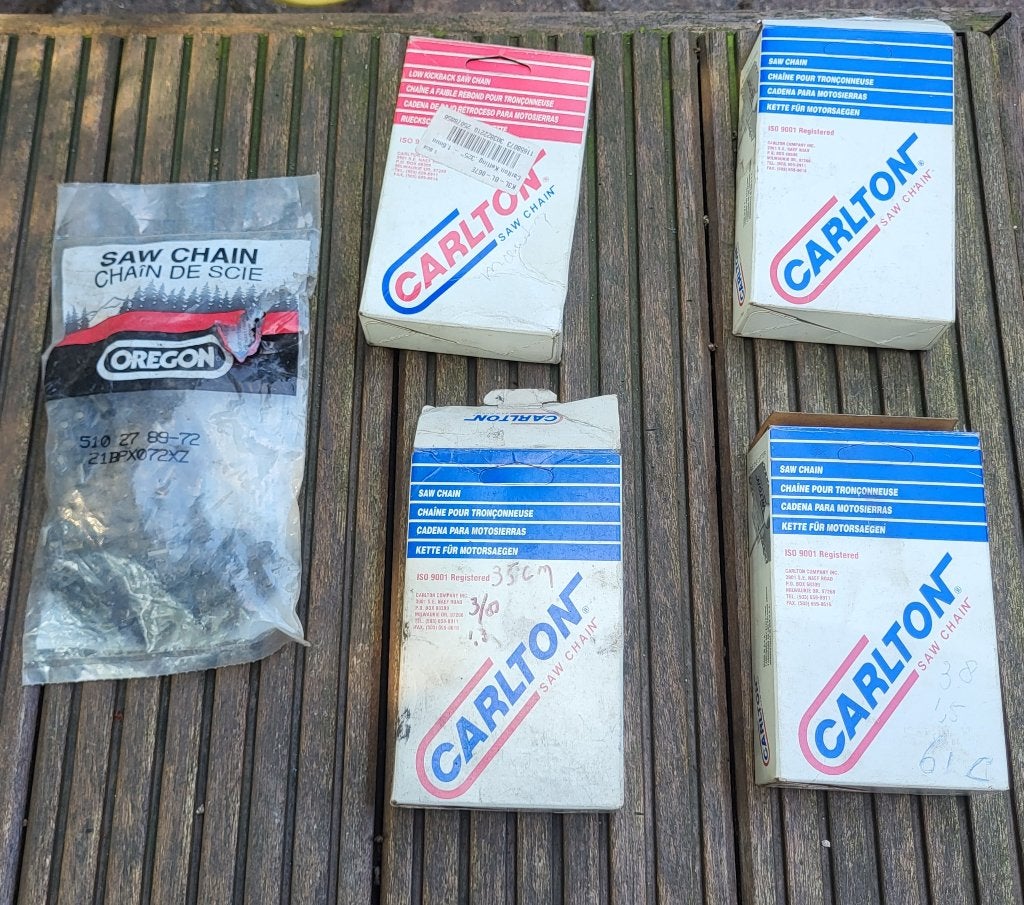 Zaag ketting carlon, Ophalen, Nieuw