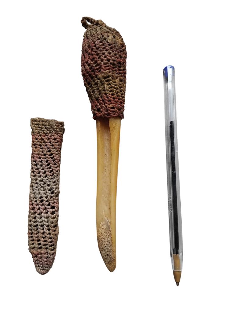 Bone dagger -  Papoea Dani Tribe dolk, Ophalen of Verzenden