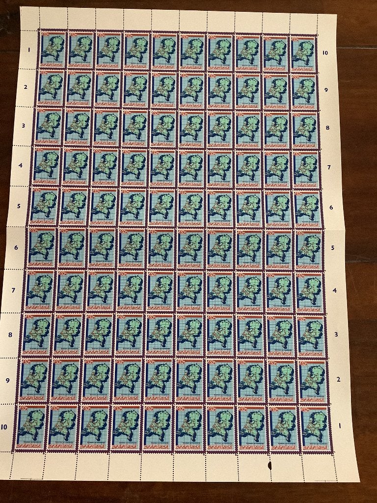 Kamer van Koophandel NVPH 1181 in compleet vel, Postzegels en Munten, Postzegels | Nederland, Ophalen of Verzenden, Postfris