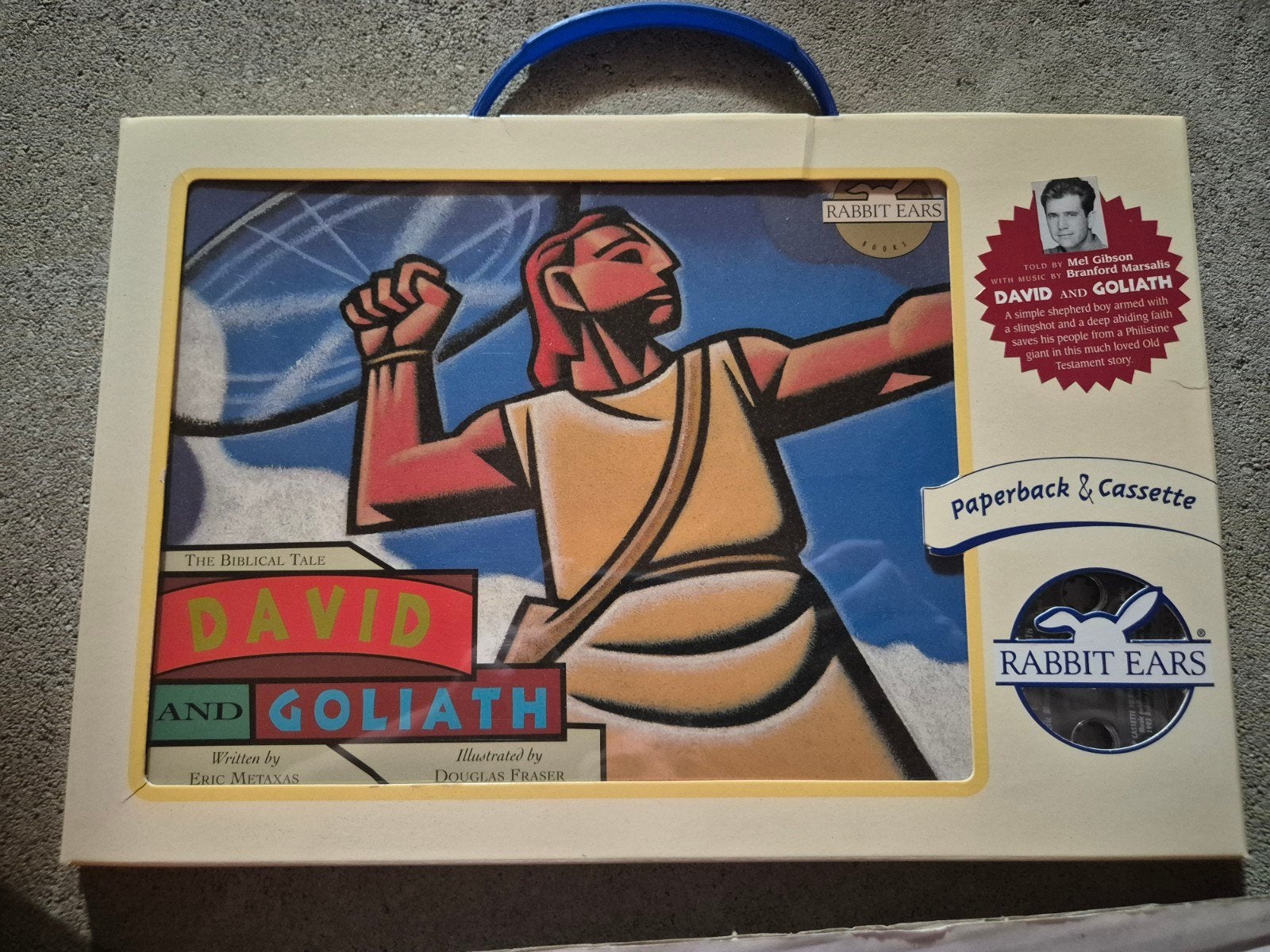 David en Goliath: Bijbels verhaal met cassette en boek, Ophalen of Verzenden, Zo goed als nieuw, Eric Metaxas, Christendom | Katholiek