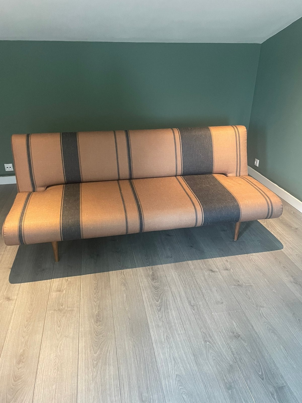 Slaapbank reto look van Hulshof gekocht 2022, Ophalen, Zo goed als nieuw, Tweepersoons, 140 cm