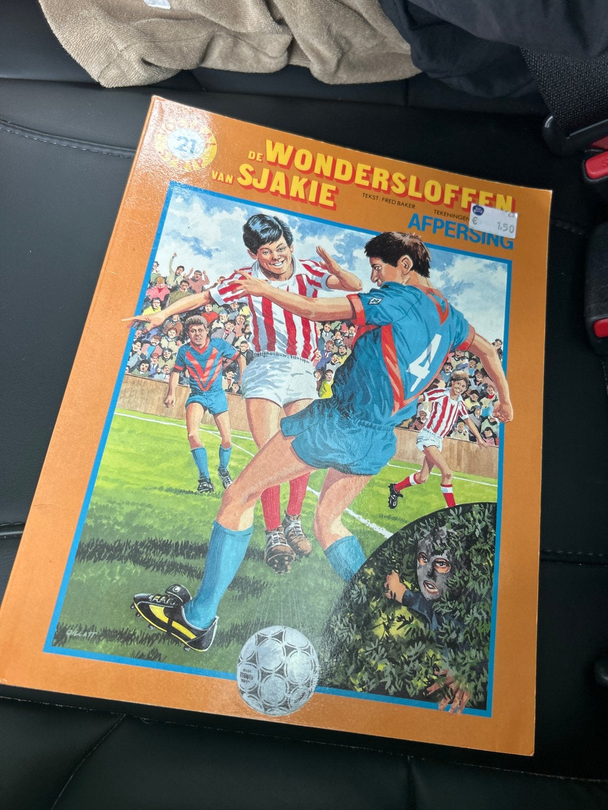 De Wondersloffen van Sjakie - 4 Voetbal Stripboeken, Boeken, Meerdere stripboeken, Ophalen, Gelezen