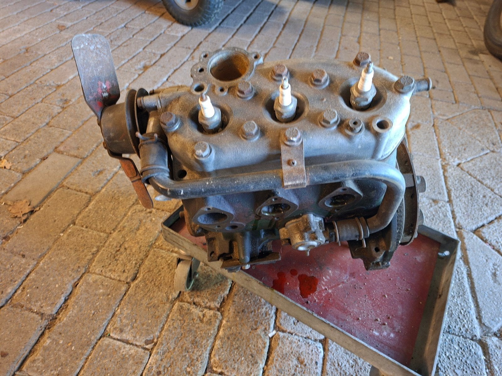 Saab tweetakt motorblok voor revisie., Auto-onderdelen, Ophalen, Saab