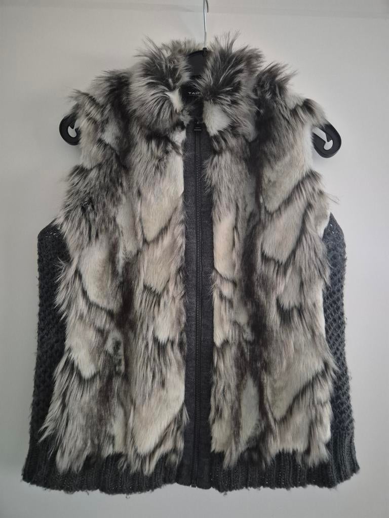 Taifun vest maat 38 met nepbont en gebreide achterkant, Kleding | Dames, Bodywarmers, Maat 38/40 (M), Ophalen of Verzenden, Zo goed als nieuw