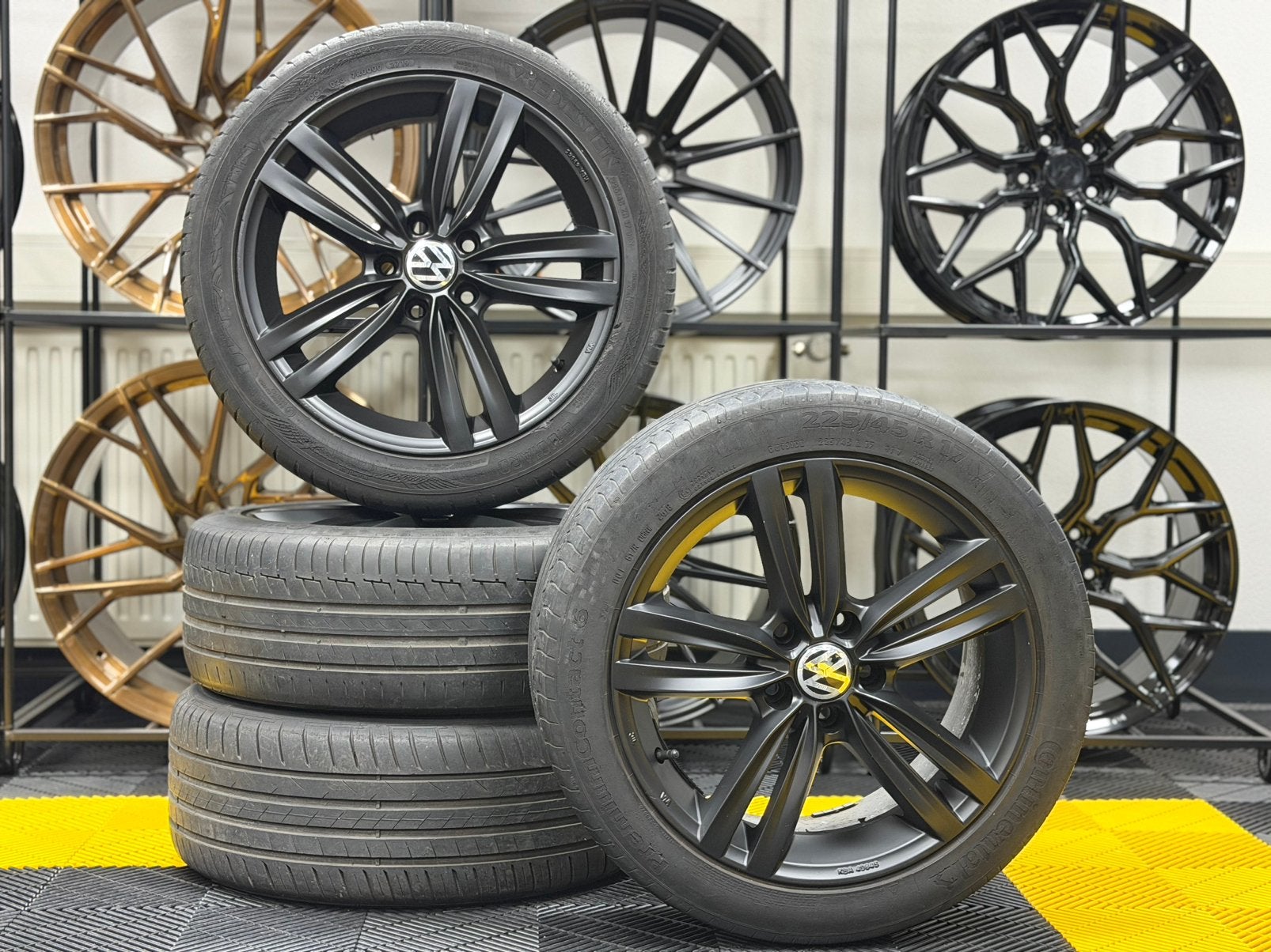 17 inch 5x112 Gebruikte Set Passend Op Volkswagen Golf Etc, Ophalen, Gebruikt, Banden en Velgen, 17 inch