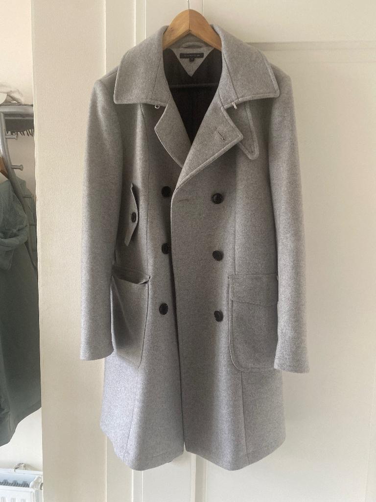 Prachtige Tommy Hilfiger coat, Kleding | Dames, Overige typen, Zo goed als nieuw, Grijs, Tommy Hilfiger