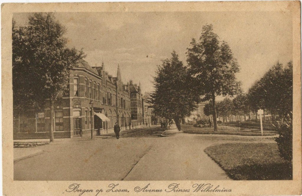 Bergen op Zoom : Avenue Prinses Wilhelmina (voor 1910), Verzenden, Voor 1920, Gelopen, Noord-Brabant