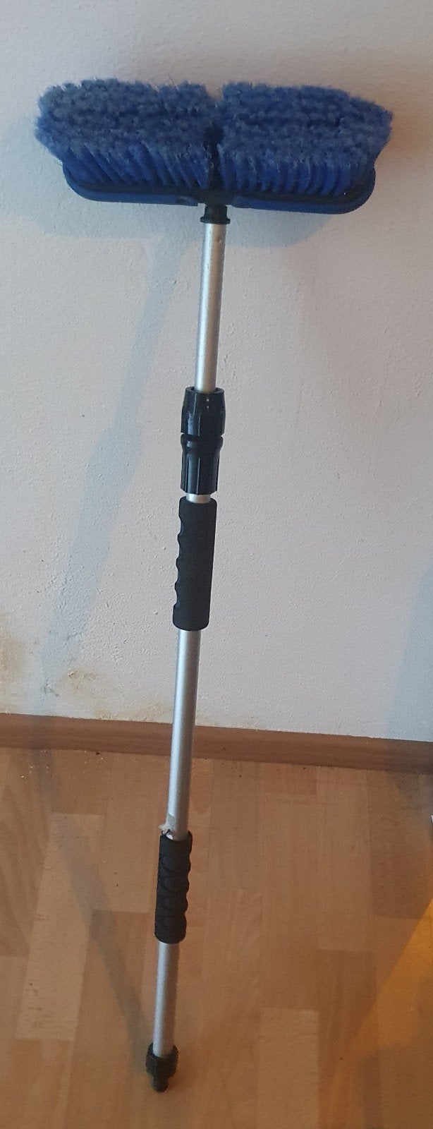 Telescoop wasborstel voor auto/caravan (Gardena aansluiting), Ophalen of Verzenden, Gebruikt