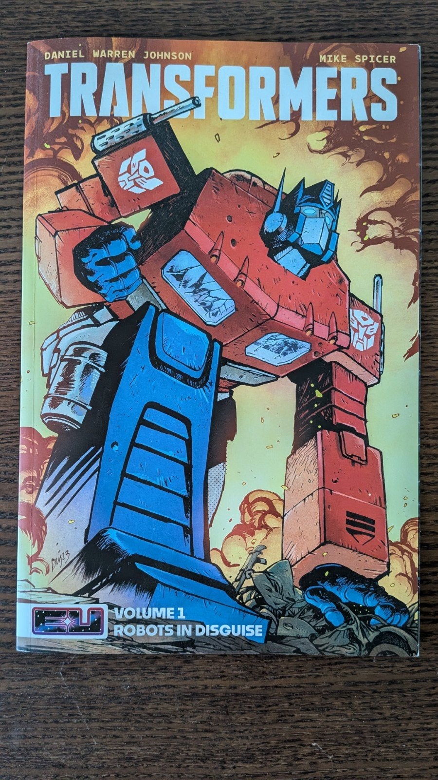 Transformers: Robots in Disguise Vol. 1 - Zo goed als nieuw, Eén stripboek, Ophalen of Verzenden, Zo goed als nieuw, Daniel Warren Johnson, Mike Spicer